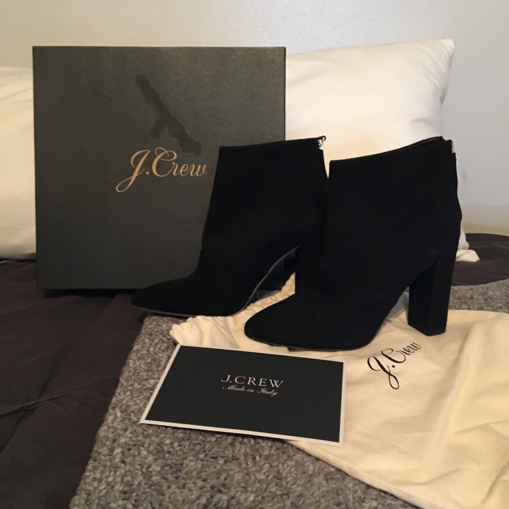 J.Crew Adele suede ankle boots
